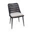 Chaise d'appoint de terrasse avec coussin Cylin
