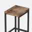 Ensemble de table de salle à manger long avec 3 tabourets, facile à assembler, naturel -1842940582