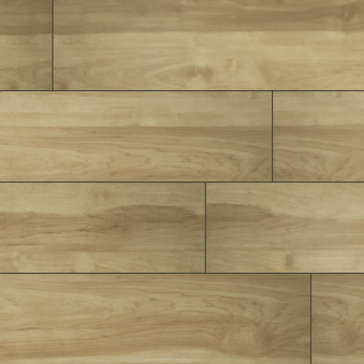 Plancher de luxe en vinyle rigide à noyau rigide imperméable 9,5 po x 60 po Parkland Sunny Chase