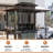 8 pi L 5 pi. D Pavillon de jardin en aluminium