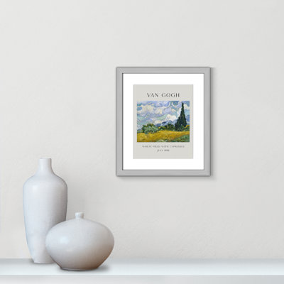 Collection «Old Fields with Cypresses» par Vincent Van Gogh