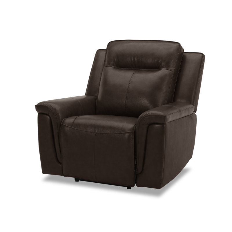 Murraylee Swivel Glide Power Recliner w/ USB Charging Ports - Cognac Leather