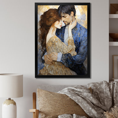 Reproduction d'art sur toile "The Kiss" par Gustav II