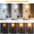 Battery Operated Wall Sconce Set Of 2,White-589346828