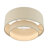 Charleeann Linen Blend Semi Flush Mount