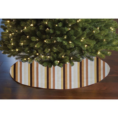 Jupe d'arbre de Noël 58 po Popeline