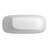 Gridley 66.93"x 29.53" Solid Surface Stone Freestanding Soaking Bathtub