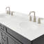 Meuble-lavabo double autoportant 72 po avec plateau en quartz Abell-94003705-138336567