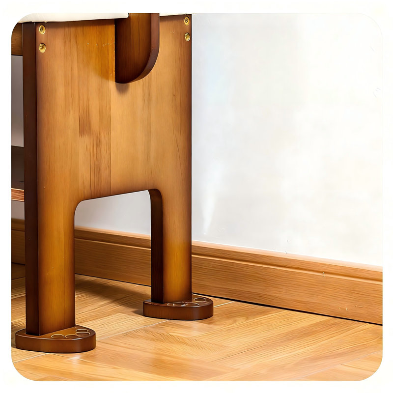 Banc de rangement pour chaussures avec coussin, organisateur de vestibule en forme de chien adorable, range-chaussures pour petits espaces, couloir et chambre à coucher, 2 niveaux (brun)