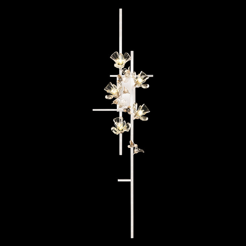 Azu Flush Mounted Sconce, White