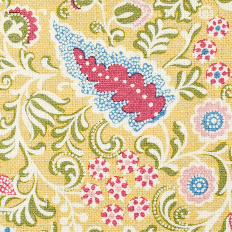 Tissu Peggy Paisley, Limonade