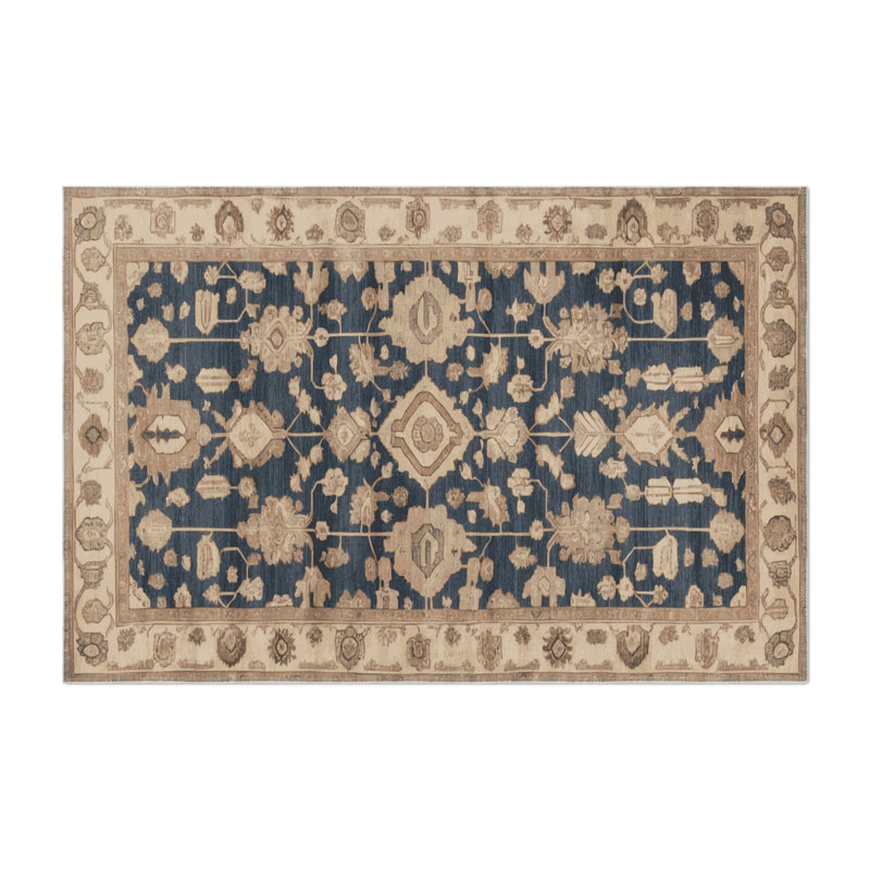 Tapis intérieur et extérieur brun Overdyed, Rectangle 9 pi x 12 pi