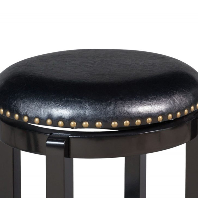 Swivel Solid Wood Counter Stool