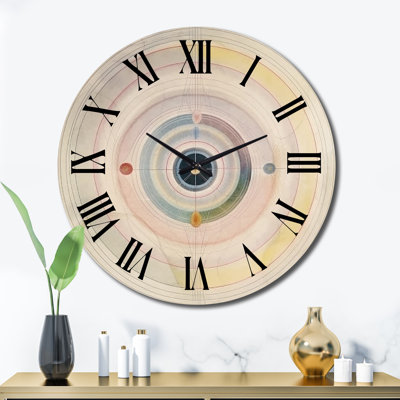 Horloge murale Universal Blossoming Pastel Harmony II
