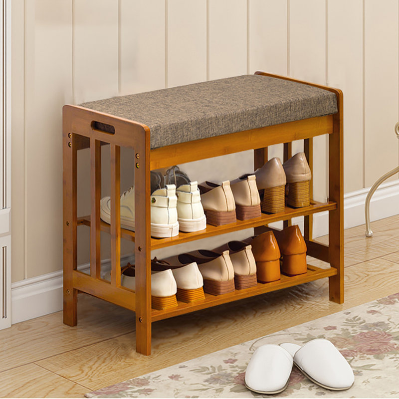 Stanelli Solid Wood Storage Bench