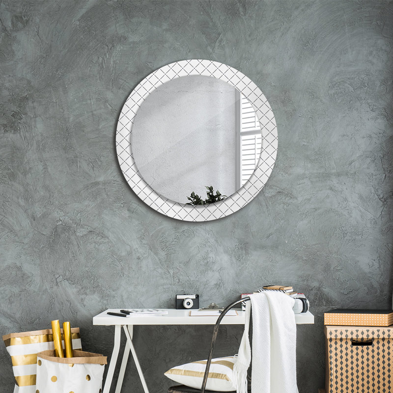 Huldar Glass Flat Wall Mirror
