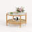 Bay Isle Home Round Rattan Coffee Table with Glass Top-676772001-675633288