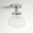Steverson Glass Semi Flush Mount-898322063-898322065-898322064