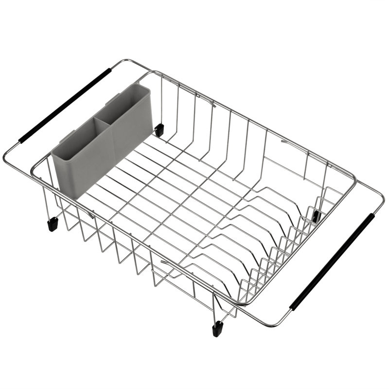 Shivendra Adjustable Stainless Steel Dish Rack