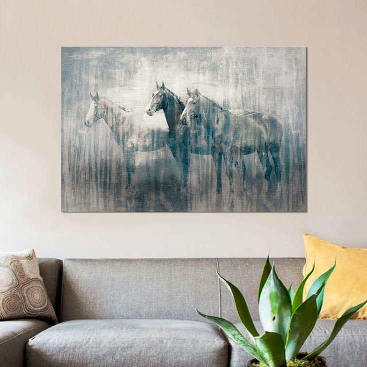 « marchpast », impression sur toile, H 8 po x l 12 po x P 0,75 po, Pas de tapis, Toile tendue