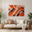 «Lyrical Abstraction 51», art mural en métal brun-906467071