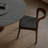 Ikerne 5Pcs Gray Dining Table Chairs Set With Lazy Susan-916999562