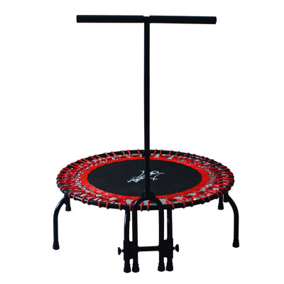 Jump Elite 3.2' Round Fitness Trampoline with Handlebar