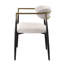 Chaises de salle à manger rembourrées avec pieds en métal Gregory-1046068996