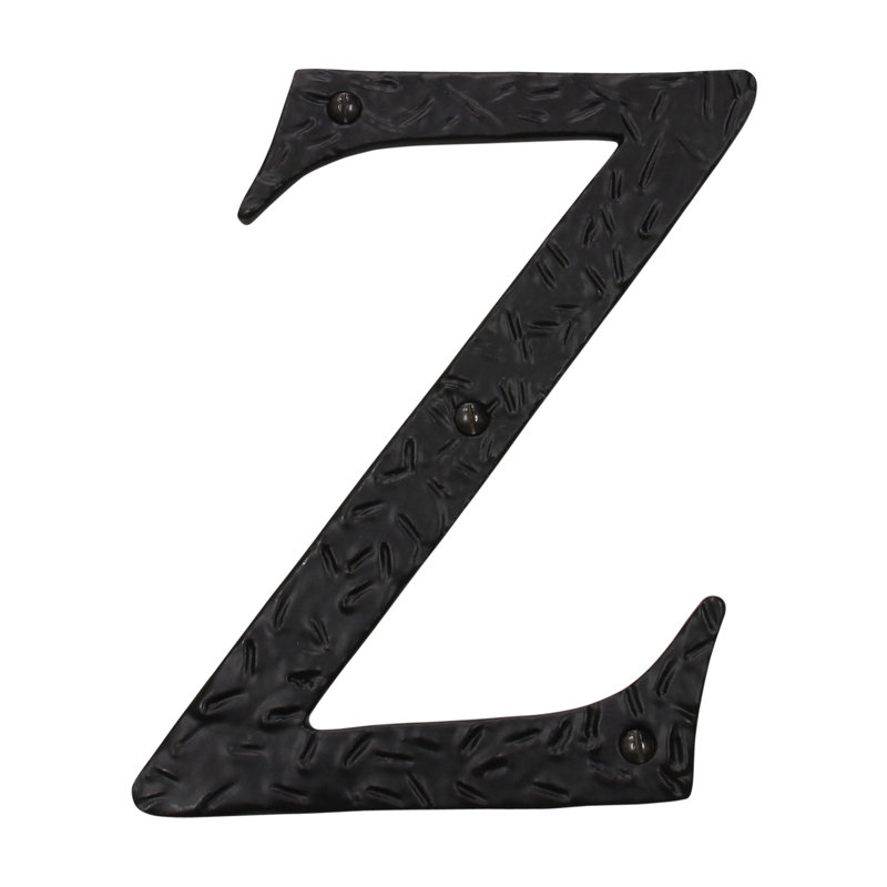 Lettre 6 po H, Z