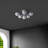 Sydni 6 - Light 24'' Cluster Globe Flush Mount-1868299653