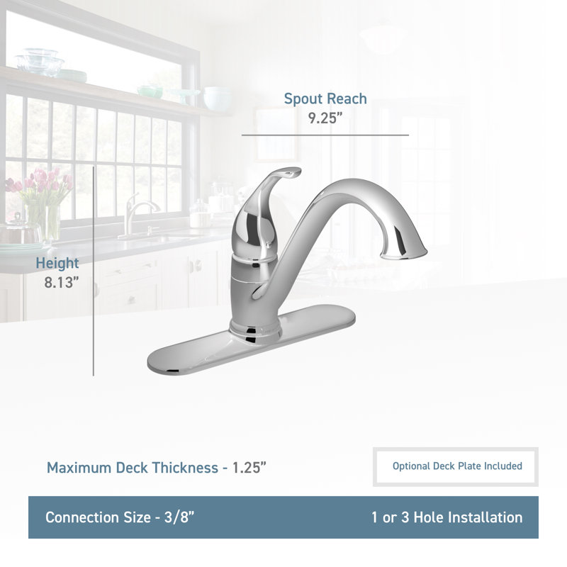 Camerist Single Handle Kitchen Faucet, Oil Rubbed Bronze