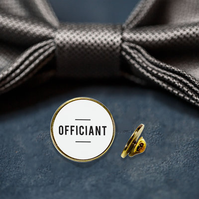 Épinglette Officiant en émail