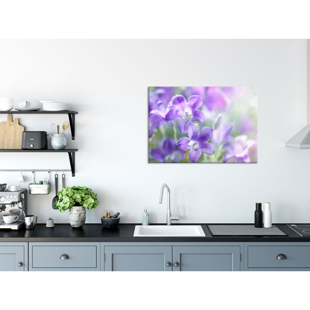 Glasbild Purple Lavender Flowers