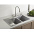 Vault Undermount Offset Kitchen Sink