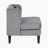 Elodie 27.5" Modern & Contemporary Accent Chair with Corduroy Fabric Upholstery, Reversible Seat Cushion, High-Density Foam over Pocket Coils-1578319649
