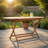 Bieber Foldable Wooden Coffee Table