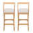 Beige Seat/ Natural Frame
