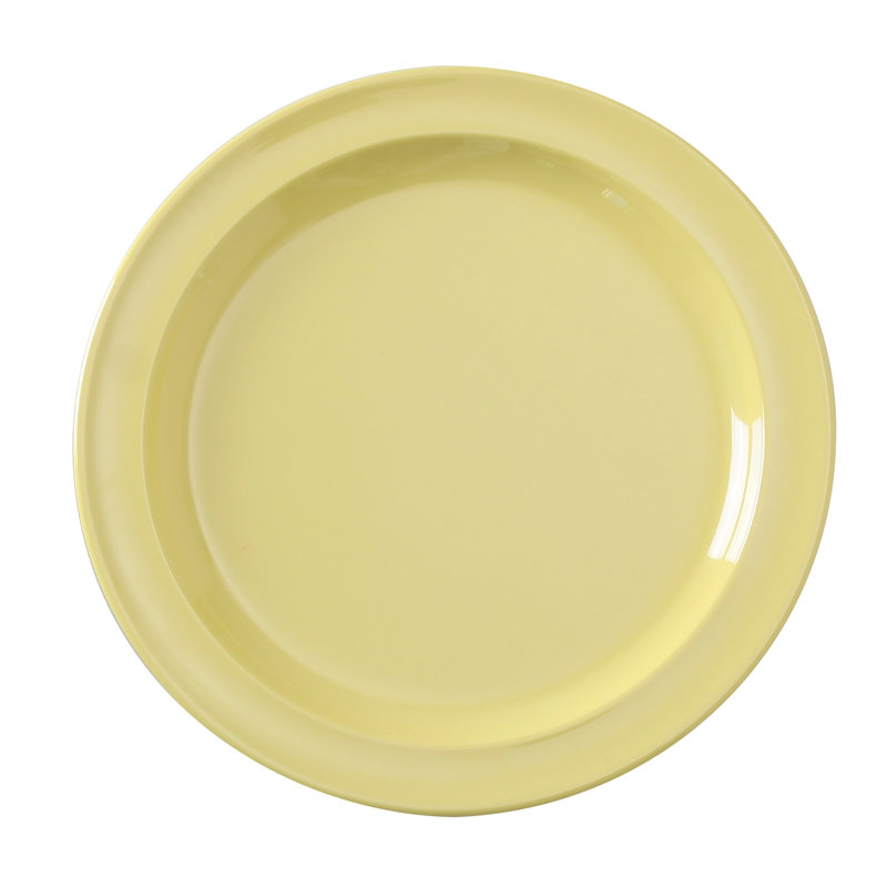 Nessico 7" Melamine Appetizer Plate, Yellow