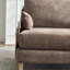 Fauteuil inclinable pliable, canapé-lit convertible 3-en-1, décor Mid-Century moderne, convient aux petits espaces, avec trois coussins, peut être placé dans la chambre d'étude de la chambre-205809746