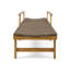 Chaise longue inclinable en acacia 78,75 po Amant-388679854