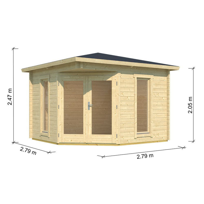 Briannica 9 x 9 Ft. Log Cabin