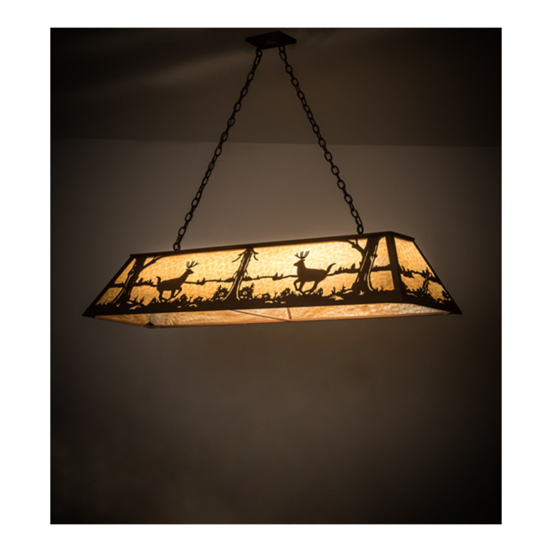 Deer At Lake 9 - Light Pendant