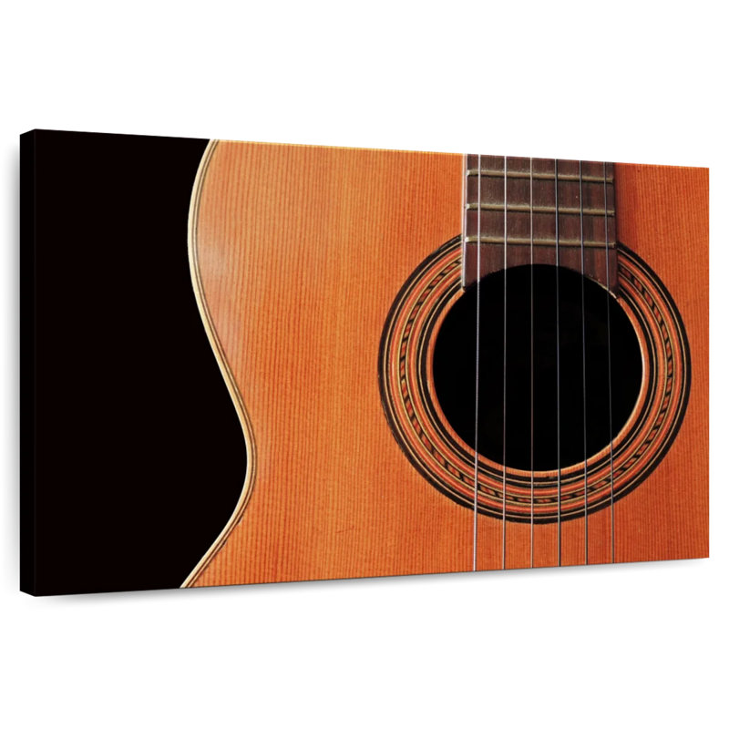 Guitare acoustique en bois Abarca, H 32 po x l 48 po