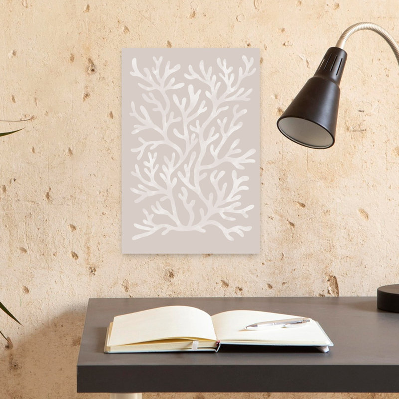 Organic Coral Flow by EMELIEmaria - Wrapped Canvas Print, 45.72 cm H x 30.48 cm W