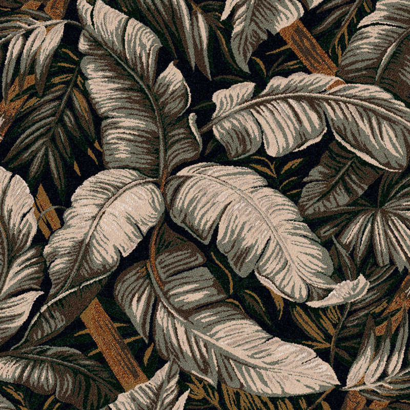 Tapis floral Jungle Fever, Rectangle 5 pi 4 po x 7 pi 8 po