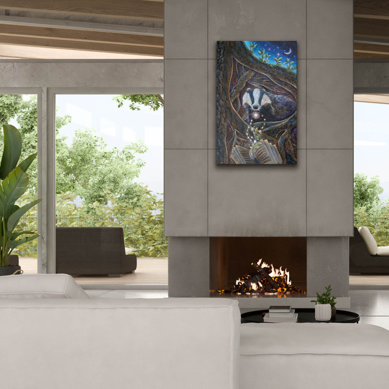 Toile épique Graffiti «Keeper Of Stories» par Verena Wild, 26 po x 40 po, H 40 po x l 26 po