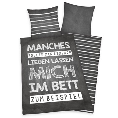 Slogan Duvet Cover Set