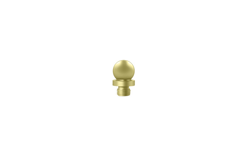 Ball Tip Door Hinge, Polished Brass