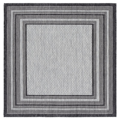 Karli Machine Woven Striped Area Rug