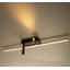 Luminaire de meuble-lavabo linéaire mat noir 31,5 "à intensité variable